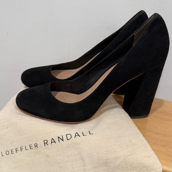 Loeffler Randall Black heels classic - Picture 1 of 6